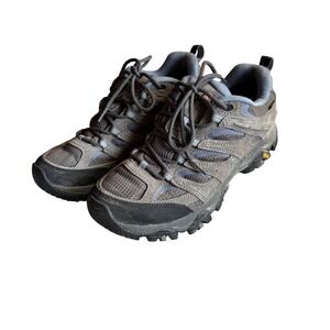 Merrell Moab 3 Waterproof Hiking Shoes Grey Blue Womens 8.5